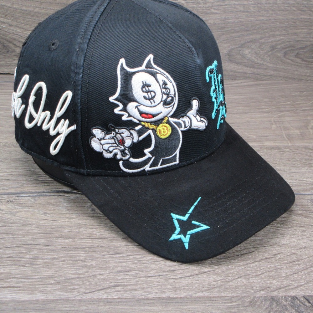Cash Only Felix In LA Hat Cap Mens Snap Back Black Limited Edition Streetwear - Picture 3 of 13
